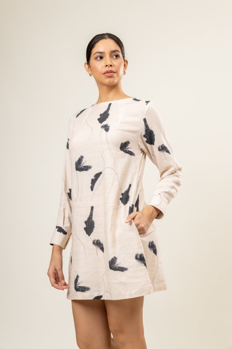 Carrie Printed Dress | Verified Sustainable by Brown Living™