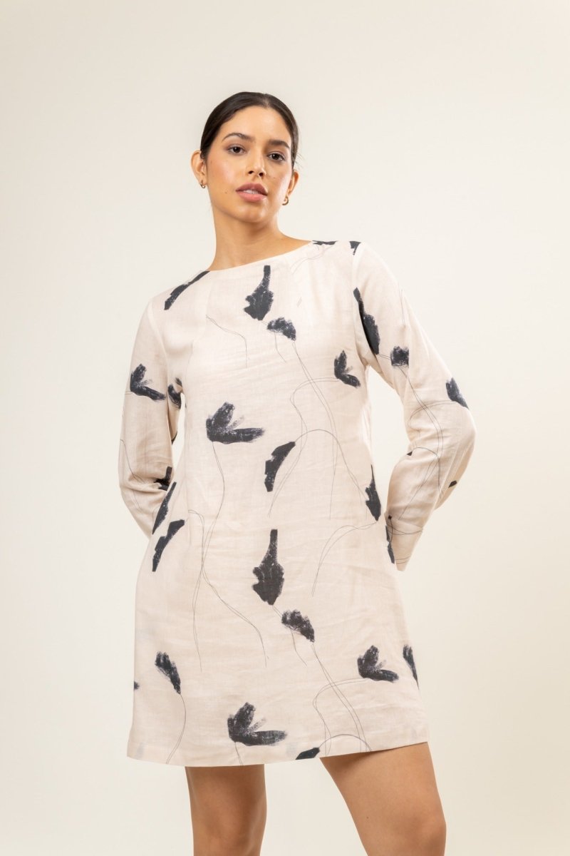 Carrie Printed Dress | Verified Sustainable by Brown Living™