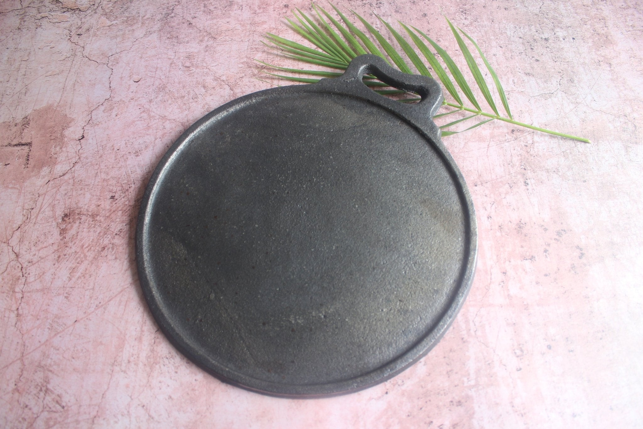 Cast Iron Dosa Tava 11 Inch | Smooth Non - Stick Indian Griddle Pan – Kitchen Tools on Brown Living™. SKU: CIADT11. Img 1.