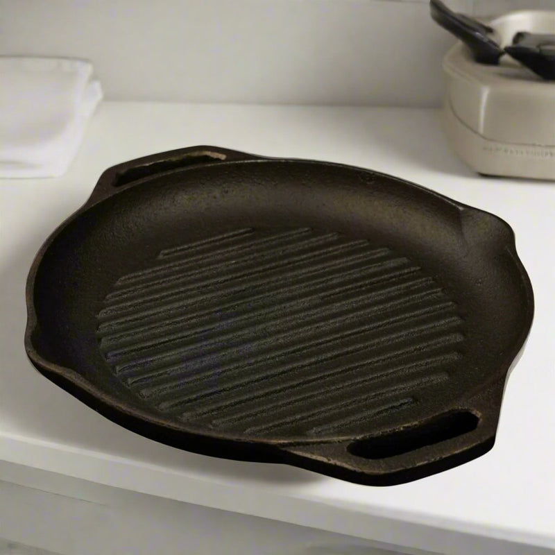 Castrong Handmade Cast Iron Grill Pan | Verified Sustainable by Brown Living™