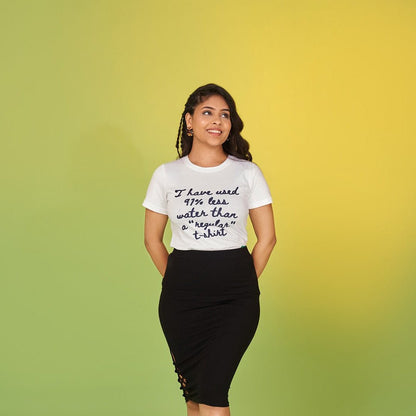 Casual Cotton Graphic T-Shirt – Womens T-Shirt on Brown Living™. SKU: SPTXS. Img 1.