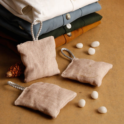 Cedarwood Wardrobe Sachets - Set of 3 – Candles & Fragrances on Brown Living™. SKU: SN12126. Img 2.