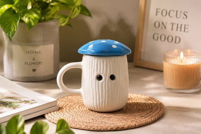 Ceramic Coffee & Tea Cups | Handmade Stoneware Drinkware Set – Cups & Saucers on Brown Living™. SKU: CCM. Img 6.