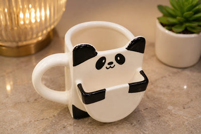 Ceramic Coffee & Tea Cups | Handmade Stoneware Drinkware Set – Cups & Saucers on Brown Living™. SKU: PHM. Img 1.