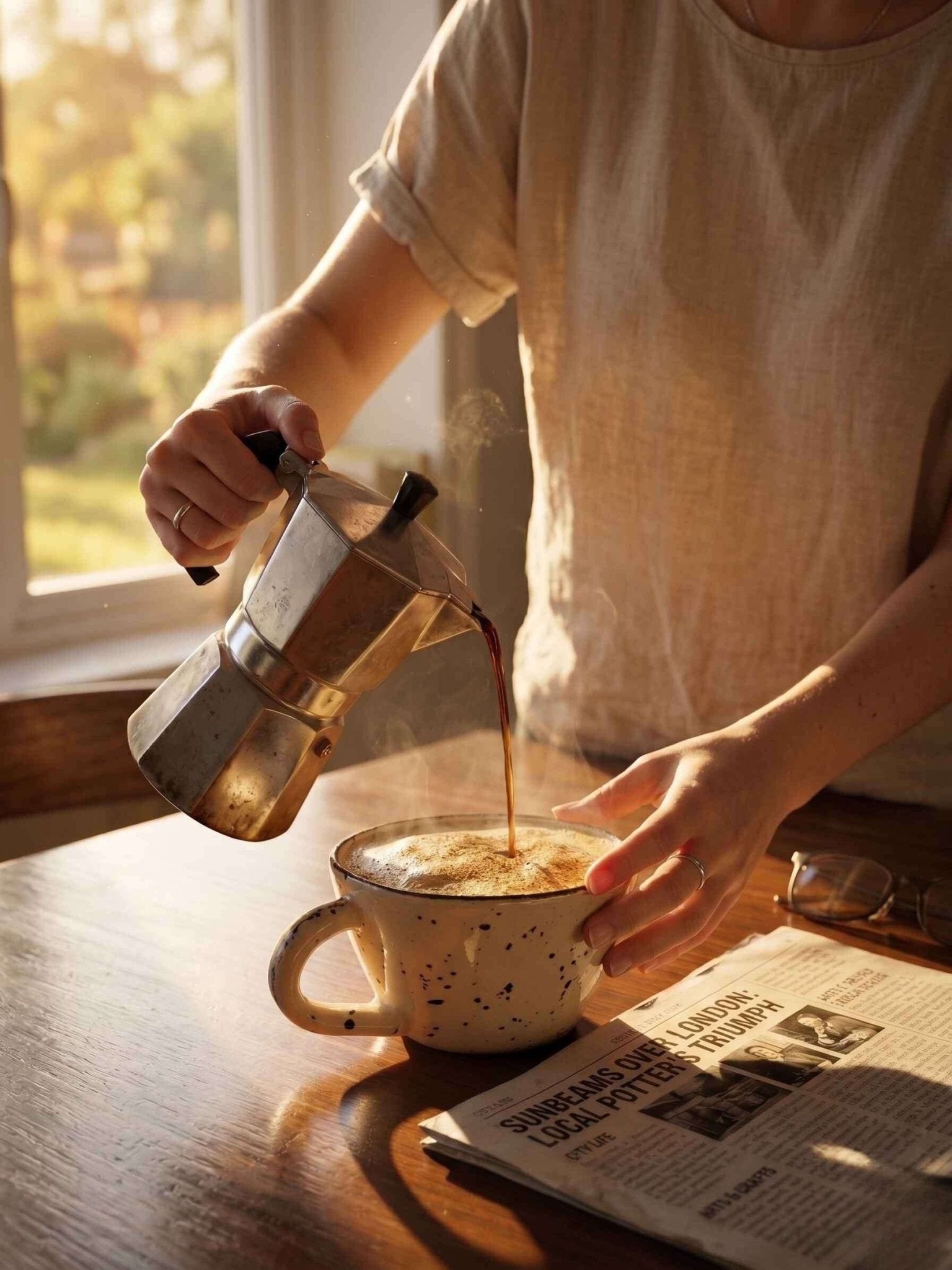 Ceramic Teacup Studio Pottery | Handmade Tea Cup – Cups & Saucers on Brown Living™. SKU: PPC01. Img 3.