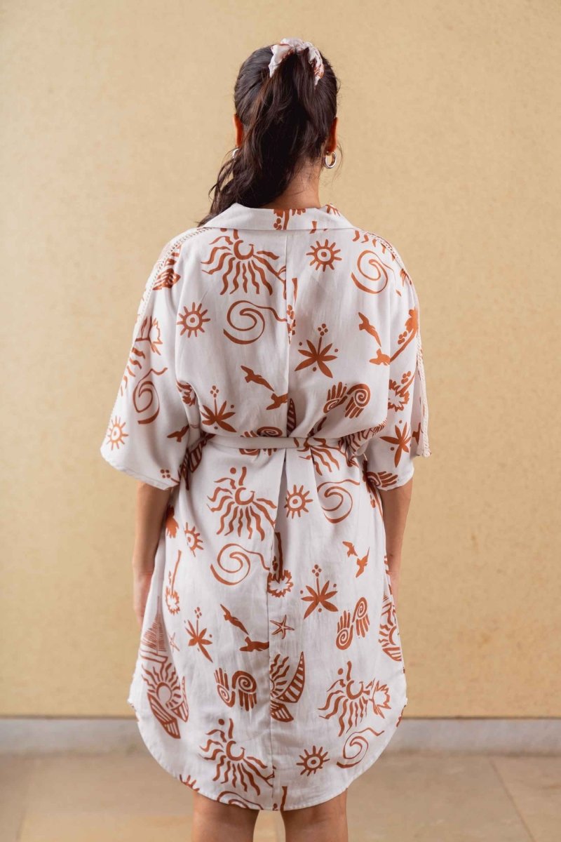 Ceres Dress - Print - Hemp Tencel | Verified Sustainable by Brown Living™