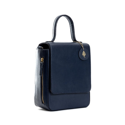 Ceres (Navy blue) | Women's bag made with Cactus Leather – Womens Bag on Brown Living™. SKU: SCGH 3004. Img 4.