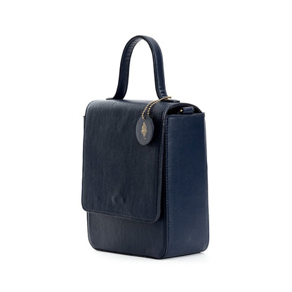 Ceres (Navy blue) | Women's bag made with Cactus Leather – Womens Bag on Brown Living™. SKU: SCGH 3004. Img 3.