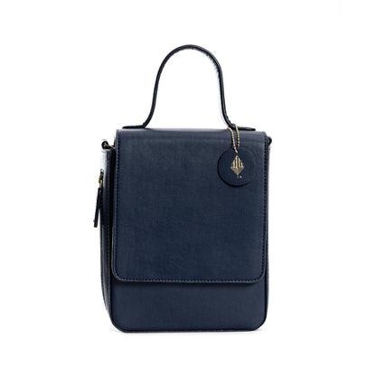 Ceres (Navy blue) | Women's bag made with Cactus Leather – Womens Bag on Brown Living™. SKU: SCGH 3004. Img 6.