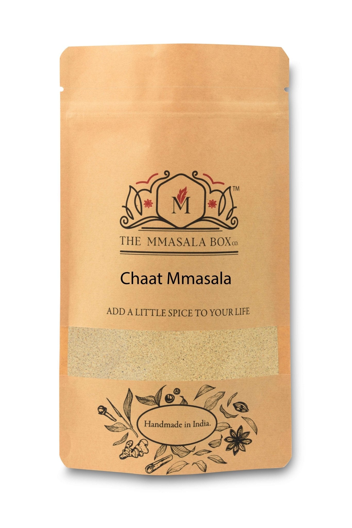 Chaat Masala 100g – Tangy Indian Spice Blend for Snacks & Chaats – Seasonings & Spices on Brown Living™. SKU: TMMBC05. Img 1.