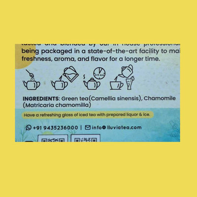 Chamomile Charisma Tea – Helps with Sleep & Relaxation – 50g – Tea on Brown Living™. SKU: LGTin50New. Img 9.