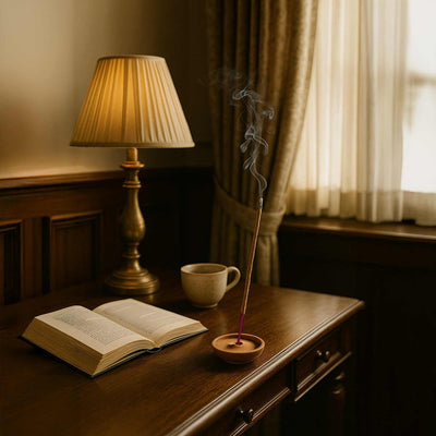 Chandan Handrolled Natural Incense Sticks Pack of 30 – Candles & Fragrances by HERITAGE BOX available on Brown Living™. . SKU: AG010TI. Img 1.