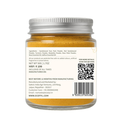 Chandan Tika | Natural Sandalwood Tika | Puja & Meditation | 50g – Religious Items on Brown Living™. SKU: ECOTYL00042. Img 8.