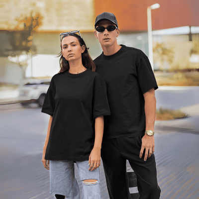 Charcoal Black | Hemp T-Shirt | Unisex – Mens T-Shirt on Brown Living™. SKU: CharcoalBlack-S. Img 2.