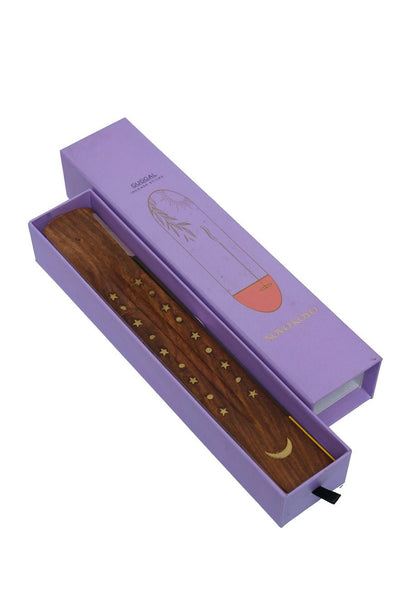Charcoal-Free Guggal Incense Sticks | 70 Sticks with Wooden Star – Home Decor on Brown Living™. SKU: GUIS004. Img 1.