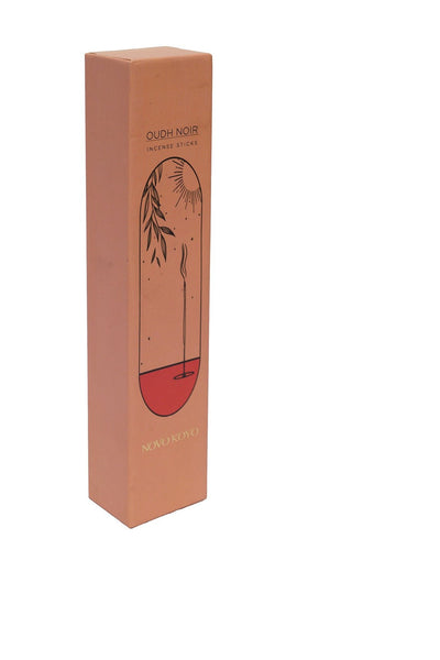 Charcoal-Free Oudh Noir Incense Sticks | 70 Sticks with Wooden Star – Home Decor on Brown Living™. SKU: ONIS016. Img 3.