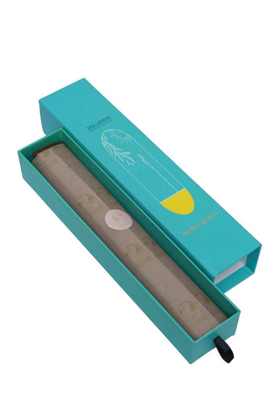 Charcoal-Free Sea Lemon Incense Sticks | 70 Sticks with Wooden Star – Home Decor on Brown Living™. SKU: SLIS003. Img 3.