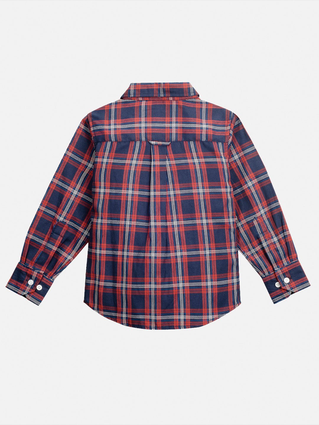 Checkered Box Shirt Regular Fit for Boys | Casual & Stylish Shirt – Kids Shirts on Brown Living™. SKU: PB214_1. Img 2.