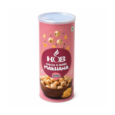 Cheese & Herbs Makhana 60g | Roasted Fox Nuts Savoury Snack – Healthy Snacks on Brown Living™. SKU: HGE0002. Img 2.