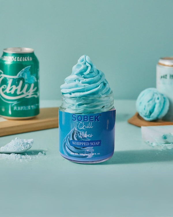 Chill Vibes Blue Whipped Cream Soap and Body Wash | Verified Sustainable Body Soap on Brown Living™