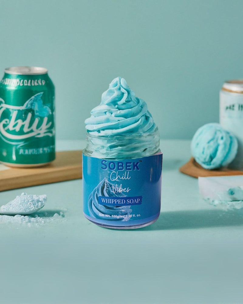 Chill Vibes Blue Whipped Cream Soap and Body Wash | Verified Sustainable by Brown Living™