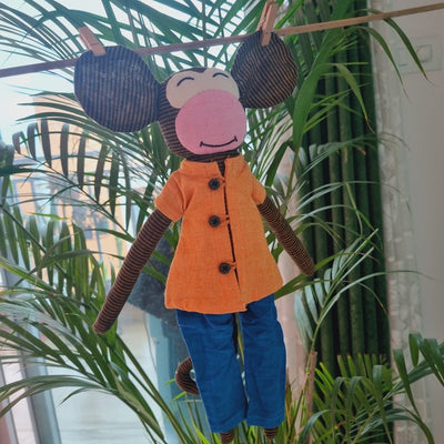 Chimpy The Monkey Soft Toy – Soft Toy on Brown Living™. SKU: KJ02. Img 3.