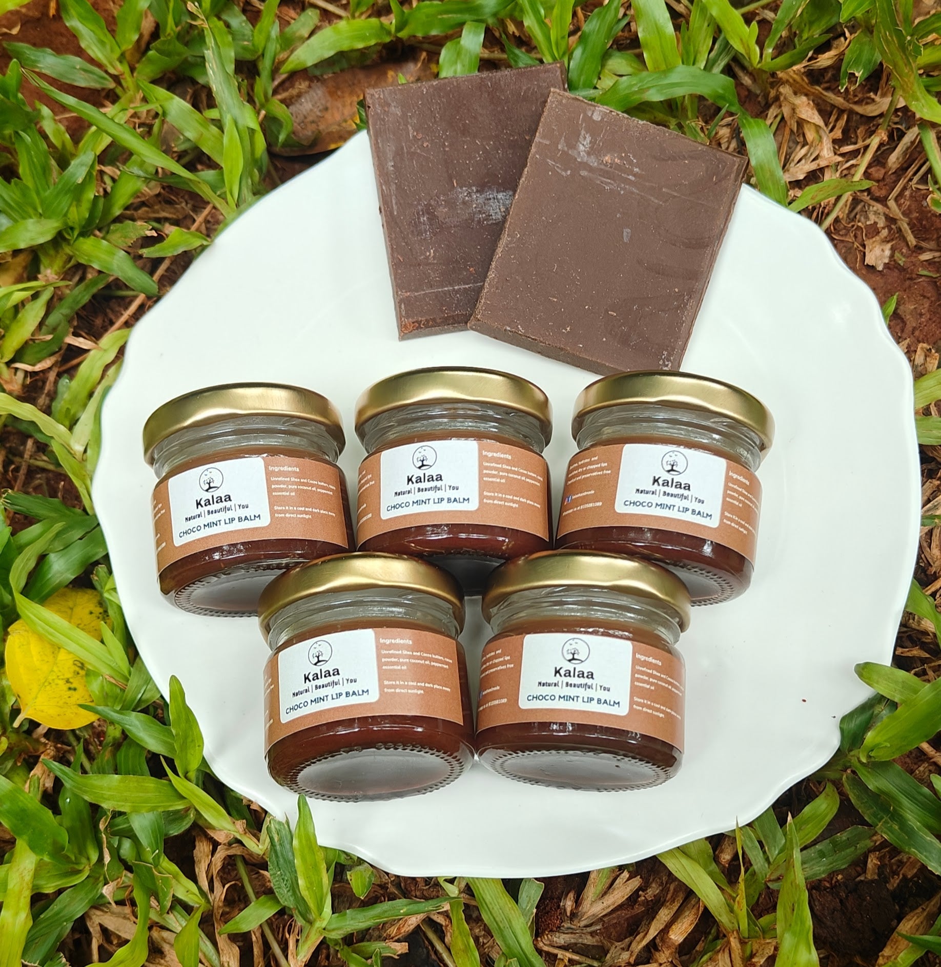 Choco Mint Lip Balm Hydrating Cooling Lip Care – Lip Balms on Brown Living™. SKU: CHMNLPBM. Img 2.