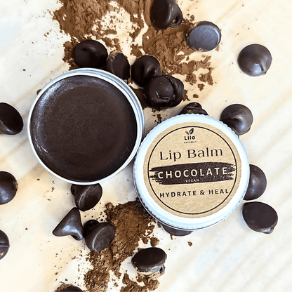 Chocolate Lip Balm | For Dry, Chapped and Pigmented Lips – Lip Balms on Brown Living™. SKU: SKU003 - 1. Img 7.