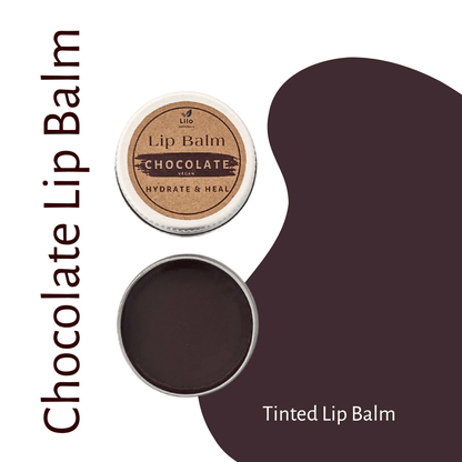 Chocolate Lip Balm | For Dry, Chapped and Pigmented Lips – Lip Balms by Lilo Naturals available on Brown Living™. Pack Of 1 . SKU: SKU003 - 1. Img 2.