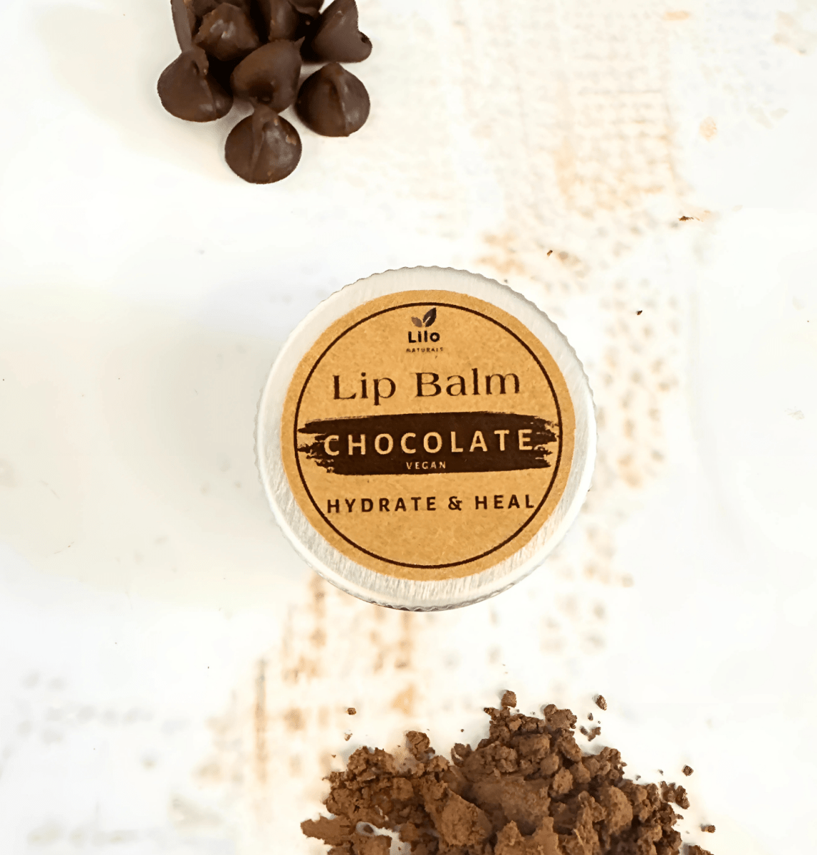 Chocolate Lip Balm | For Dry, Chapped and Pigmented Lips – Lip Balms on Brown Living™. SKU: SKU003 - 1. Img 8.