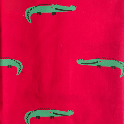 Christmas Crocodile - Unisex Kids Cotton Nightwear – Kids Pyjamas on Brown Living™. SKU: MITHNW-036-R-1. Img 9.