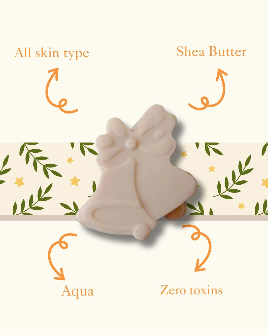 Christmas Ornaments shaped gift soap sets 100 - 150 grams bar – Body Soap on Brown Living™. SKU: SOB - SOAP - 40 - A. Img 2.