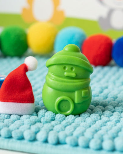 Christmas Snowman Shaped - Goat Milk Shea Butter Soap – Body Soap on Brown Living™. SKU: SOB-SOAP-39AN. Img 1.