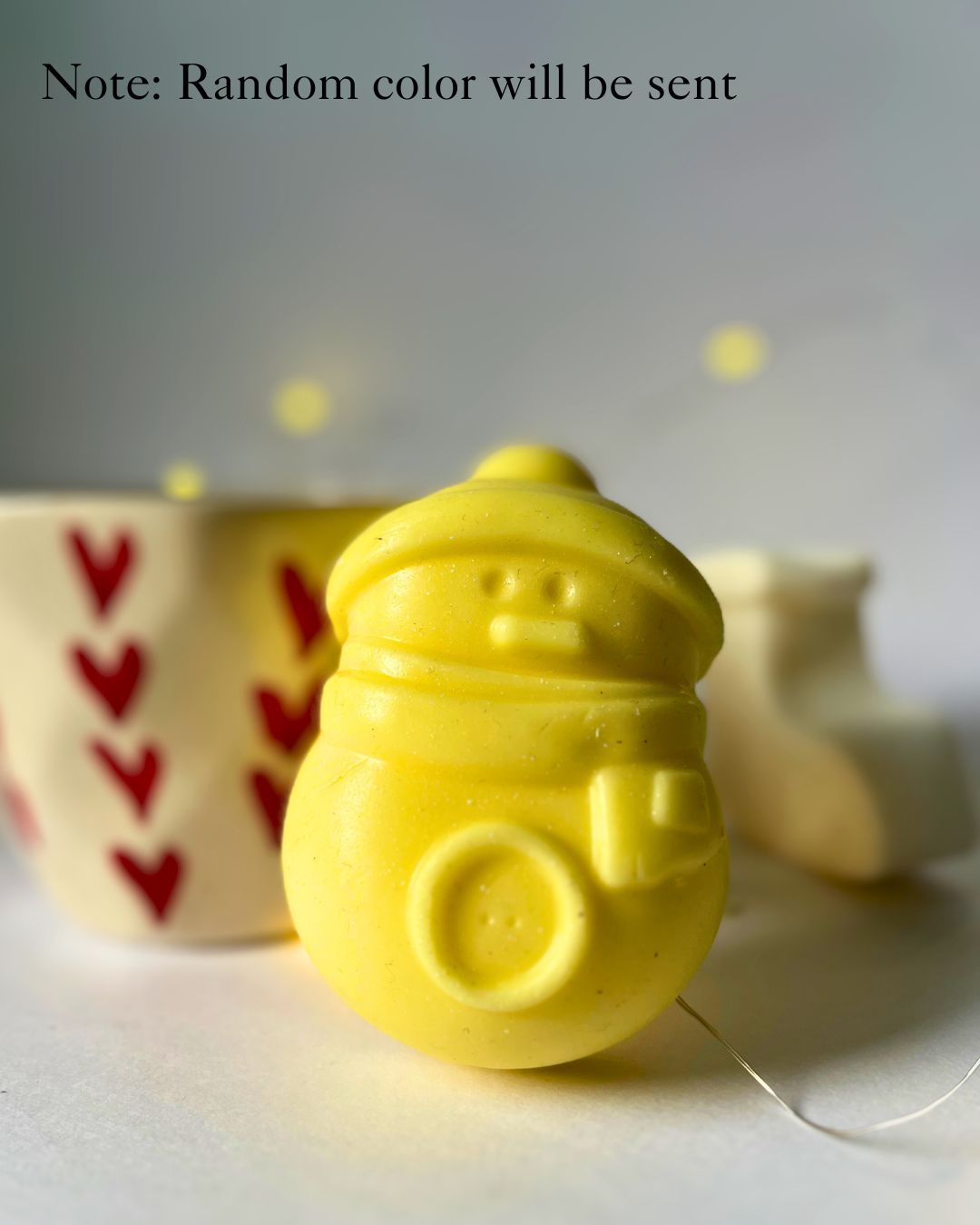 Christmas Snowman Shaped - Goat Milk Shea Butter Soap – Body Soap on Brown Living™. SKU: SOB-SOAP-39AN. Img 2.