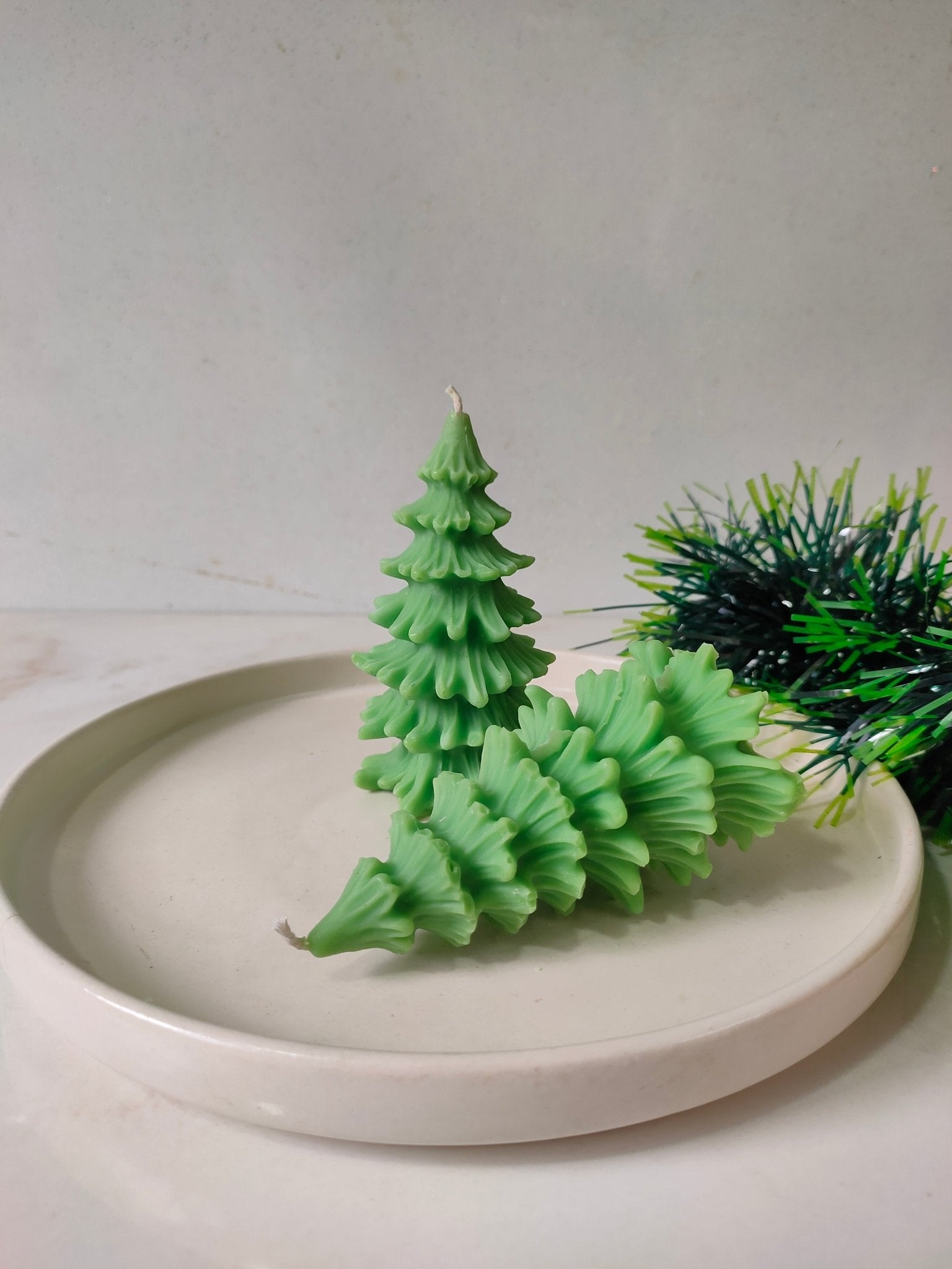 Christmas Tree Candles – Set of 2 (Same Color) | Festive Decor – Candles & Fragrances on Brown Living™. SKU: BGCT002. Img 2.