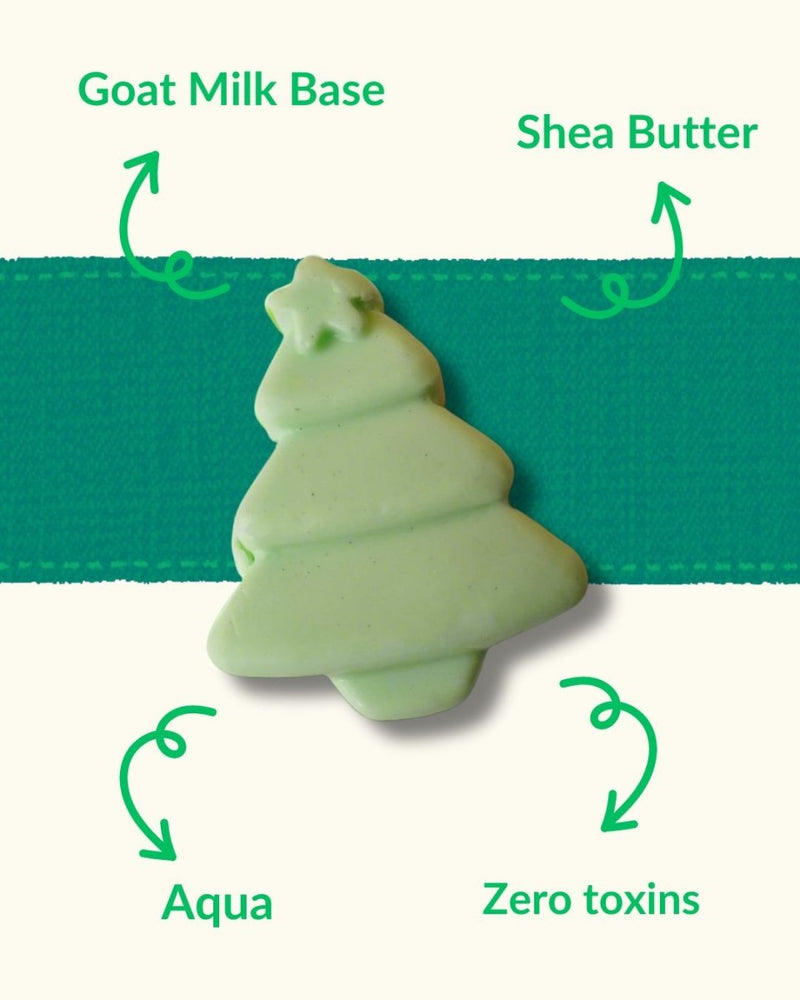 Christmas Tree - Goat Milk Shea Butter Kids Soap | Verified Sustainable by Brown Living™