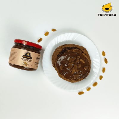 Cinnamon Raisin Peanut Butter | Flavoured Nut Butter | 300g – Jams & Spreads on Brown Living™. SKU: TP-NB-PBR. Img 2.