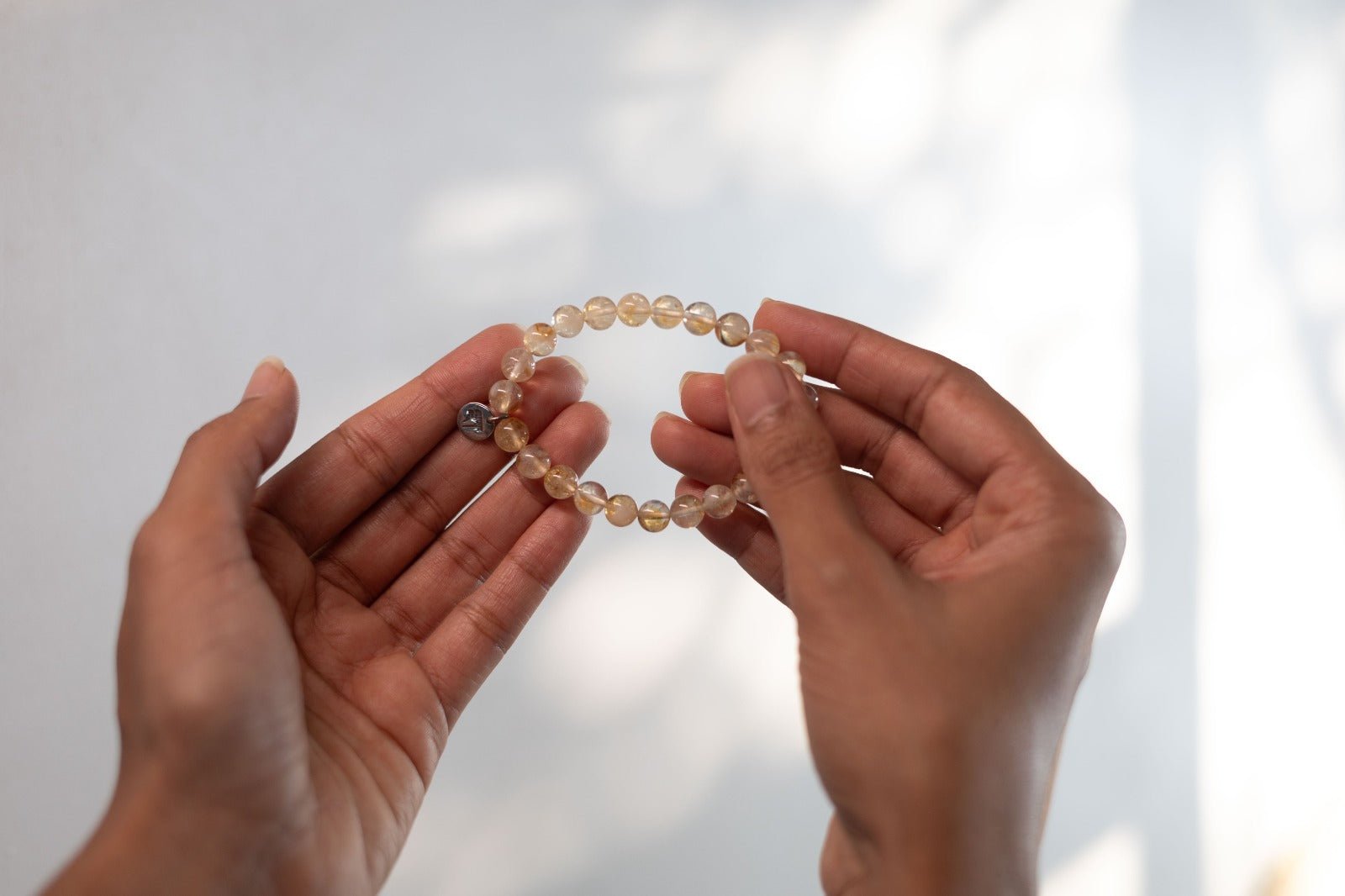 Citrine Bracelet | Healing Crystal Jewelry – Womens Bracelets by Rā The Studio available on Brown Living™. . SKU: RA - BR - CT - 01. Img 1.