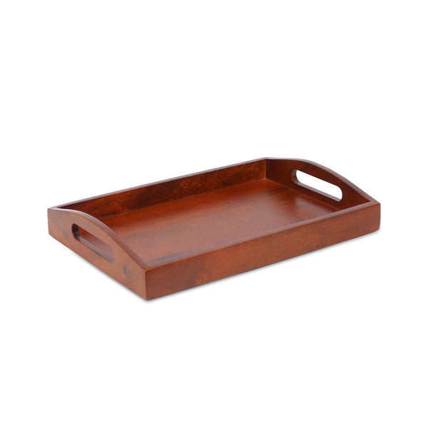 Classic Serving Wooden Tray (Small) | Verified Sustainable Trays & Platters on Brown Living™