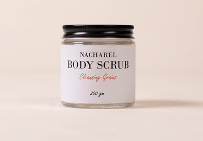 Cleansing Grains | Gentle Herbal Face Cleanser Powder – Body Scrub on Brown Living™. SKU: NCH012. Img 1.