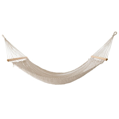 Closeweave Rope Hammock | Jhula for Adult & Kids | Home & Garden Swing – Indoor & Outdoor Play Equipments on Brown Living™. SKU: CWCRH-42. Img 1.