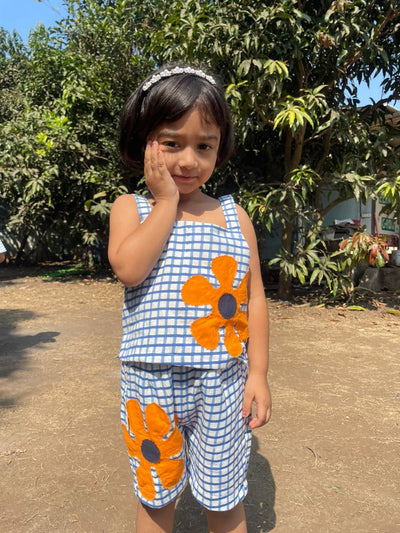 Cloud Nine Kids Co - ord Set | Comfortable Two - Piece Outfit For Kids – Kids Daywear Sets on Brown Living™. SKU: ST-24-0-6M. Img 1.