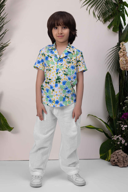 Coastal Co - ord Set | Breezy & Chic Summer Outfit for Boys – Kids Daywear Sets on Brown Living™. SKU: ML-EN-CS-33663to4. Img 2.