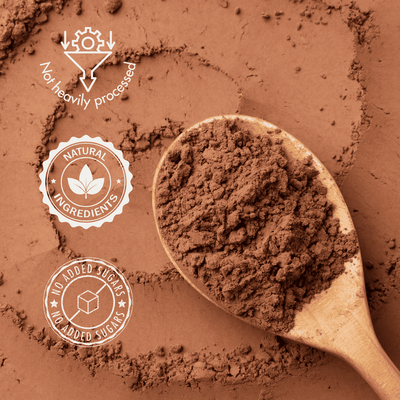 Cocoa Powder 500g | 100% Pure Unsweetened Cocoa – World Gourmet Food on Brown Living™. SKU: cocoa1. Img 2.