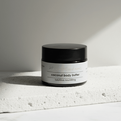 Coconut Body Butter | Deep Moisturizing Natural Skin Cream – Body Lotion on Brown Living™. SKU: SKU-077. Img 1.