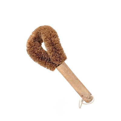 Coconut Coir Dish Scrub Brush | Natural Coconut Fiber Kitchen Cleaning – Cleaning Products on Brown Living™. SKU: KOE030-DCB. Img 5.