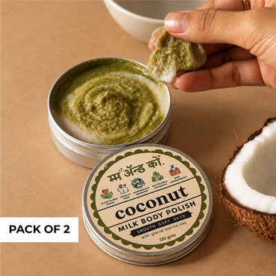 Coconut Milk Body Polish | Gentle Exfoliating Polish – Body Scrub on Brown Living™. SKU: BC0302. Img 8.
