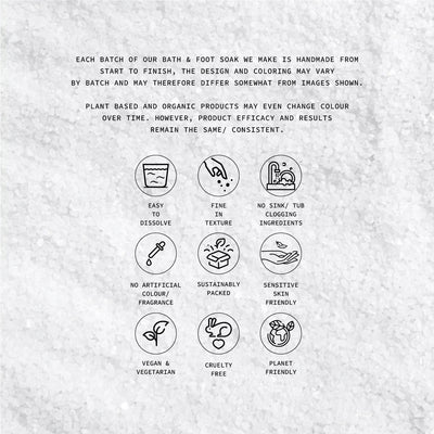 Coconut Milk Soak | Mineral-Rich Body, Hand & Foot Soak – Bath Salt on Brown Living™. SKU: BC01. Img 6.