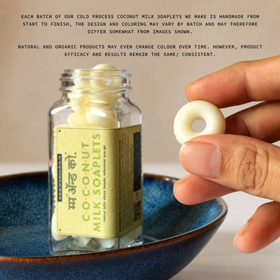 Coconut Milk Soaplets | Travel-Friendly Hand Wash – Travel Accessories on Brown Living™. SKU: BC02. Img 5.