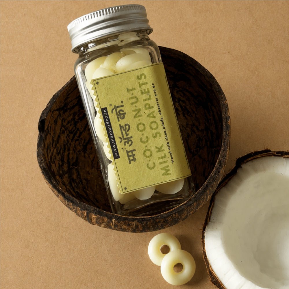 Coconut Milk Soaplets | Travel-Friendly Hand Wash – Travel Accessories on Brown Living™. SKU: BC02. Img 1.